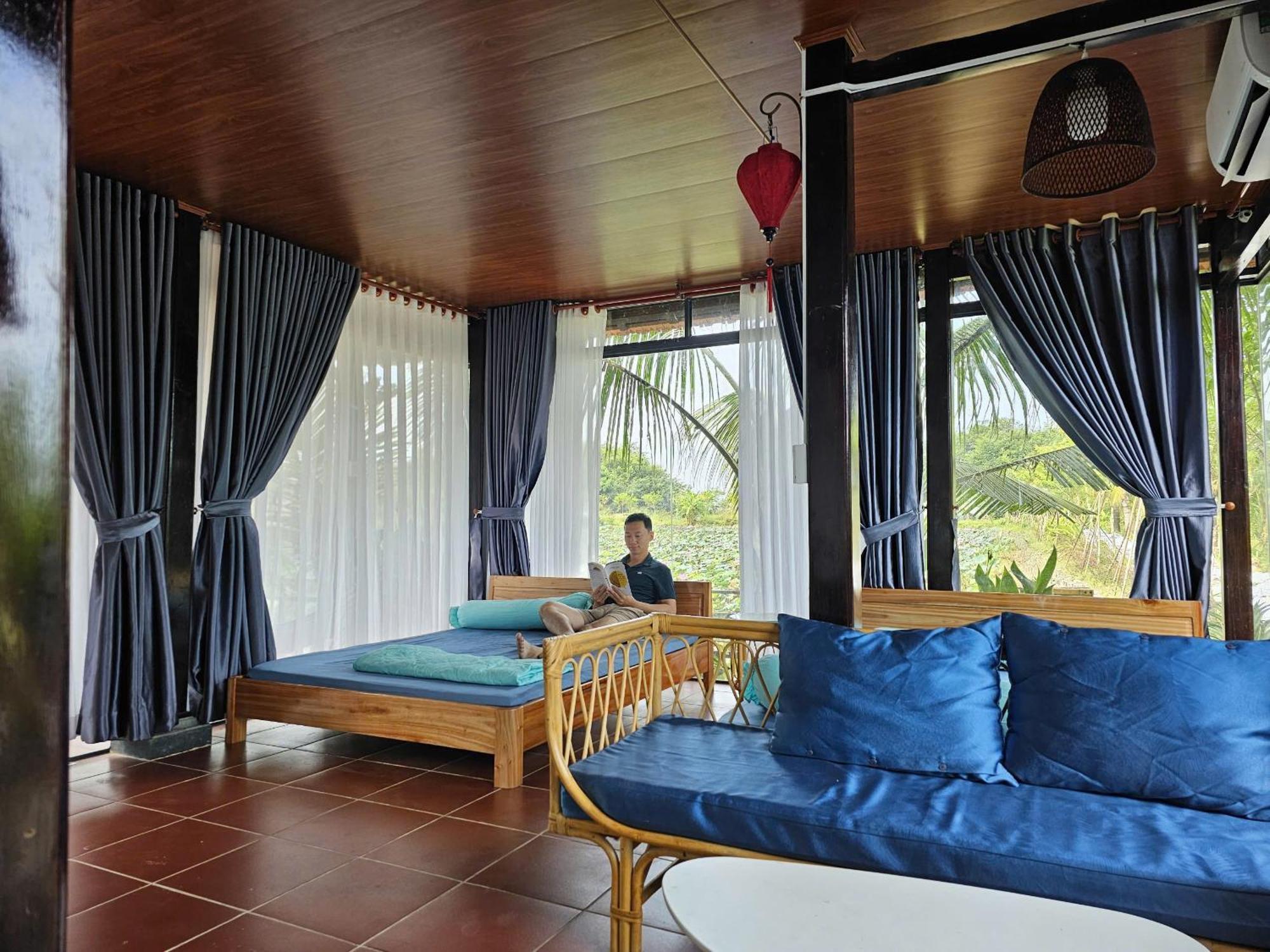 Phu Dien Homestay Cat Tien Exterior foto